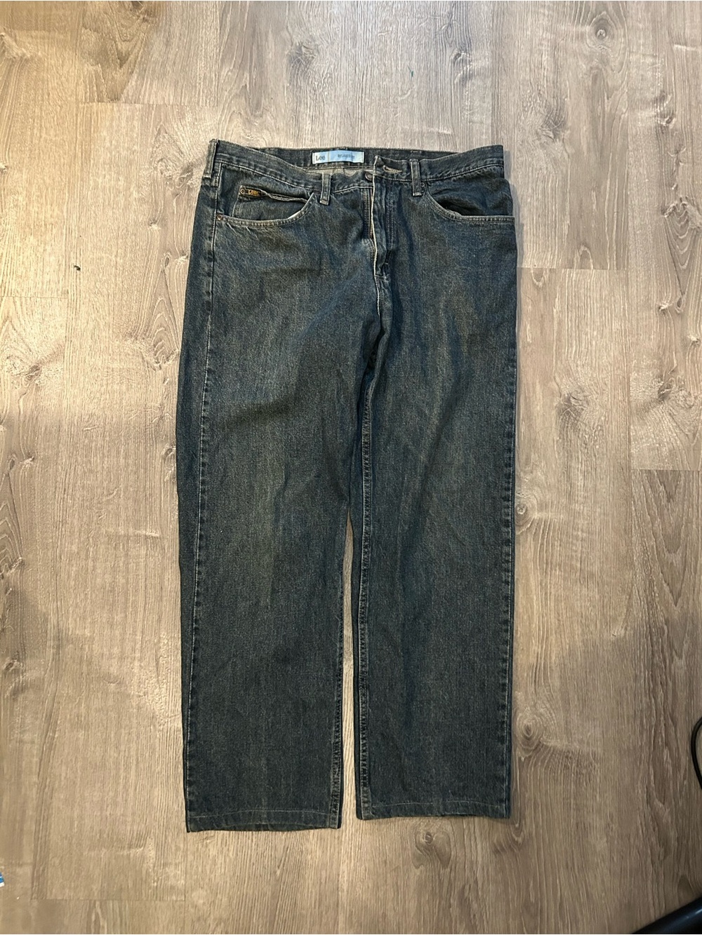 Vintage Lee Relaxed Straight Dark Wash Men's Jeans 36